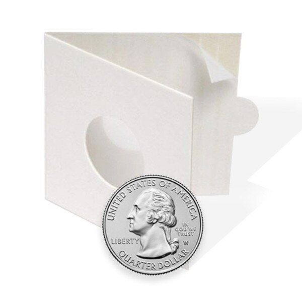 Self-Adhesive Coin Flips - 100 Per